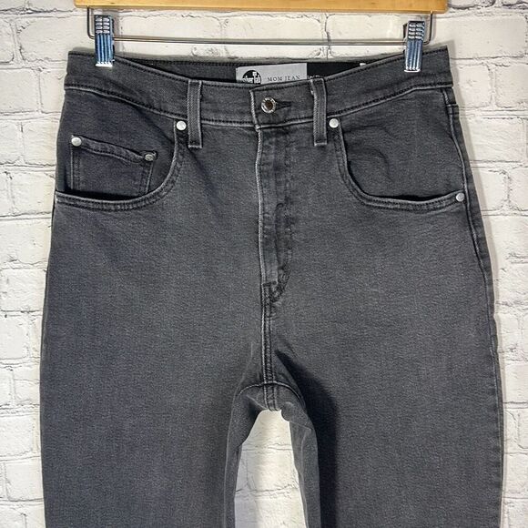 Silvertab Gray Charcoal Wash High Rise Baggy Grunge Mom Jeans Womens W30 L27 - Picture 2 of 11